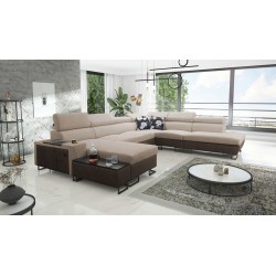 Prestige X Corner Sofa with Sleeping Function - Soft to Touch, Freya 210.04 + Tauro 8202 | Your Furniture
