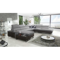 Prestige X Corner Sofa with Sleeping Function - Soft to the Touch, Freya 210.20 + Tauro 8207 | Your Furniture