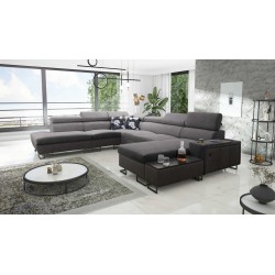 Narożnik U Prestige X z funkcją spania - Miękka w dotyku, Freya 210.23 + Tauro 8207 | Twoje meble