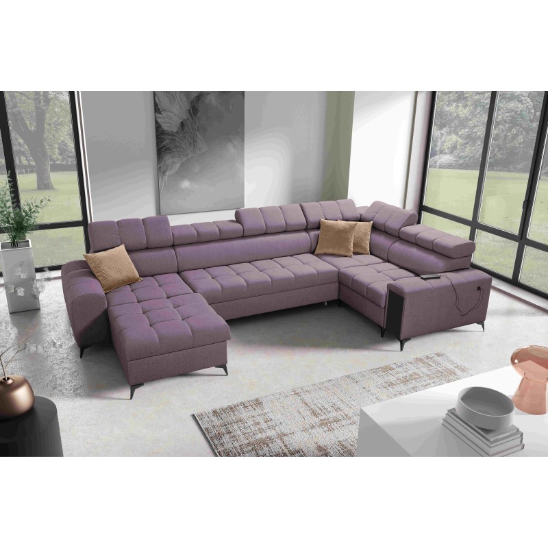 pMeta Title: Sofá Esquinero Venna IV Mini con función de cama y puerto USB - ideal para tu sala de estar | [Nazwa Sklepu]/p