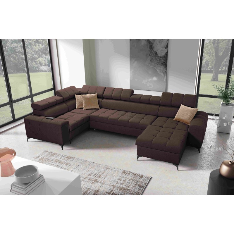 pMeta Title: Sofá Esquinero Venna IV Mini con función de cama y puerto USB - ideal para tu sala de estar | [Nazwa Sklepu]/p