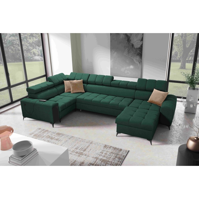 pMeta Title: Sofá Esquinero Venna IV Mini con función de cama y puerto USB - ideal para tu sala de estar | [Nazwa Sklepu]/p
