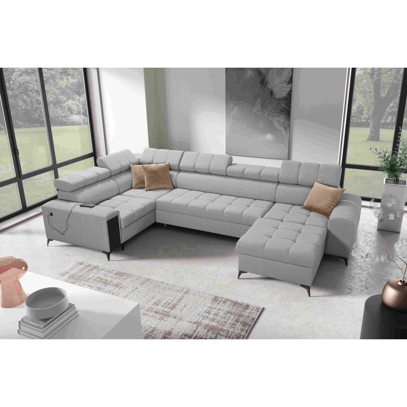 pMeta Title: Sofá Esquinero Venna IV Mini con función de cama y puerto USB - ideal para tu sala de estar | [Nazwa Sklepu]/p