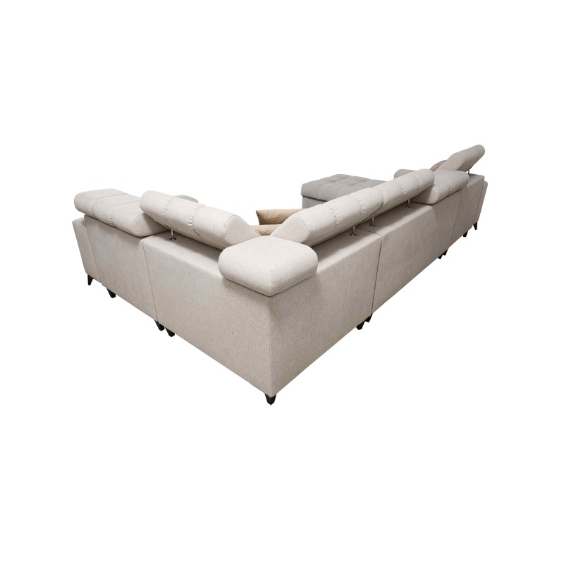 Sofá esquinero en forma de U Venna IV Maxi con función para dormir y puerto USB - Elegancia y Comodidad en tu Sala de Estar. Sofá esquinero en forma de U Venna IV Maxi con función para dormir y puerto USB - Elegancia y Comodidad en tu Sala de Estar.