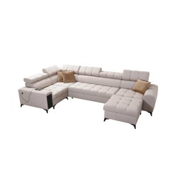 Sofá esquinero en forma de U Venna IV Maxi con función para dormir y puerto USB - Elegancia y Comodidad en tu Sala de Estar. Sofá esquinero en forma de U Venna IV Maxi con función para dormir y puerto USB - Elegancia y Comodidad en tu Sala de Estar.