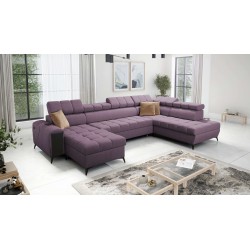 Sofá en forma de U Venna VI con función para dormir | Muebles para Ti