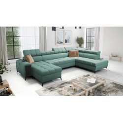 Sofá en forma de U Venna VI con función para dormir | Muebles para Ti