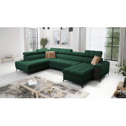 Sofá en forma de U Venna VI con función para dormir | Muebles para Ti
