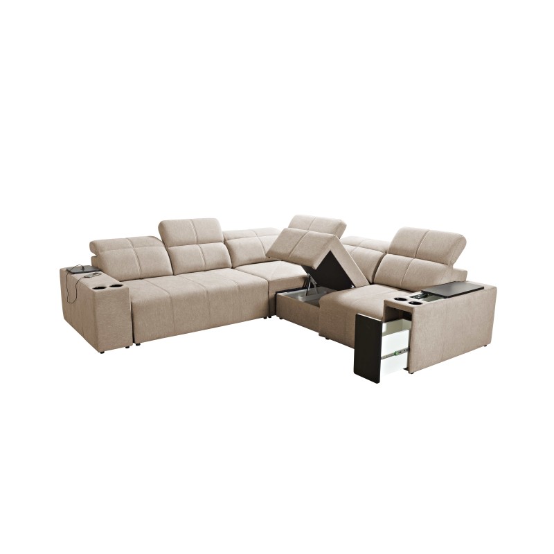 Narożnik milano III mix z funkcja spania oraz funkcja relax tkanina verita 09 Narożnik milano III mix z funkcja spania oraz funkcja relax tkanina verita 09