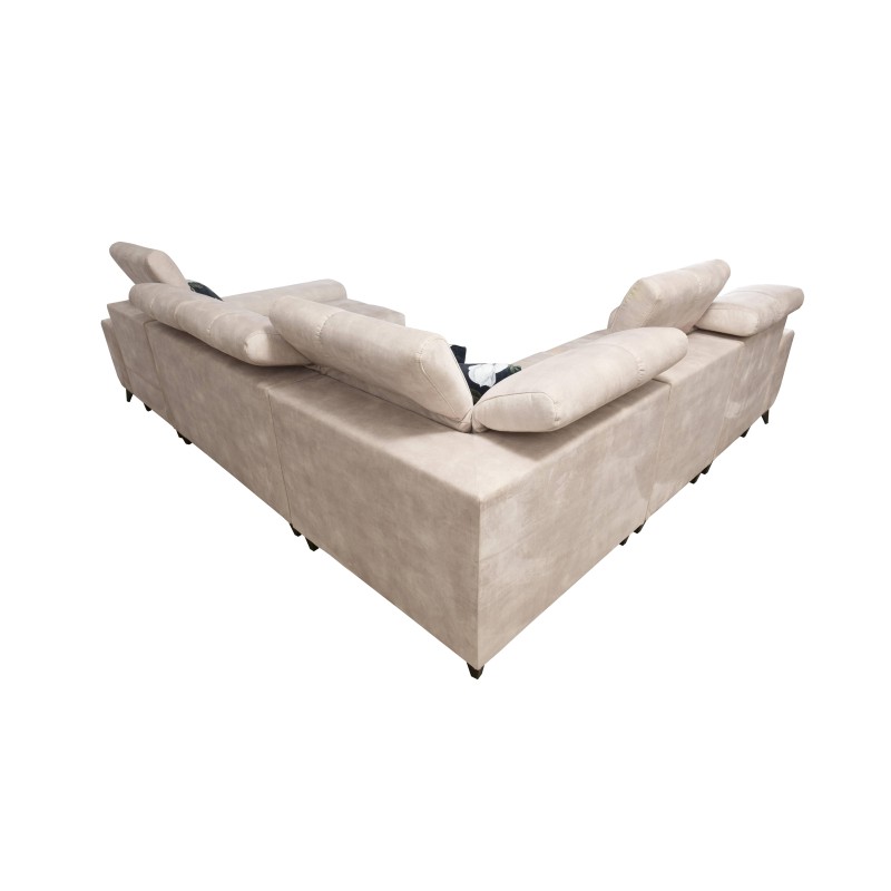 U-shaped corner sofa Ascot VIII with a sleeping function | Velvet fabric, Wave 2 U-shaped corner sofa Ascot VIII with a sleeping function | Velvet fabric, Wave 2