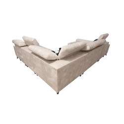 U-shaped corner sofa Ascot VIII with a sleeping function | Velvet fabric, Wave 4 U-shaped corner sofa Ascot VIII with a sleeping function | Velvet fabric, Wave 4