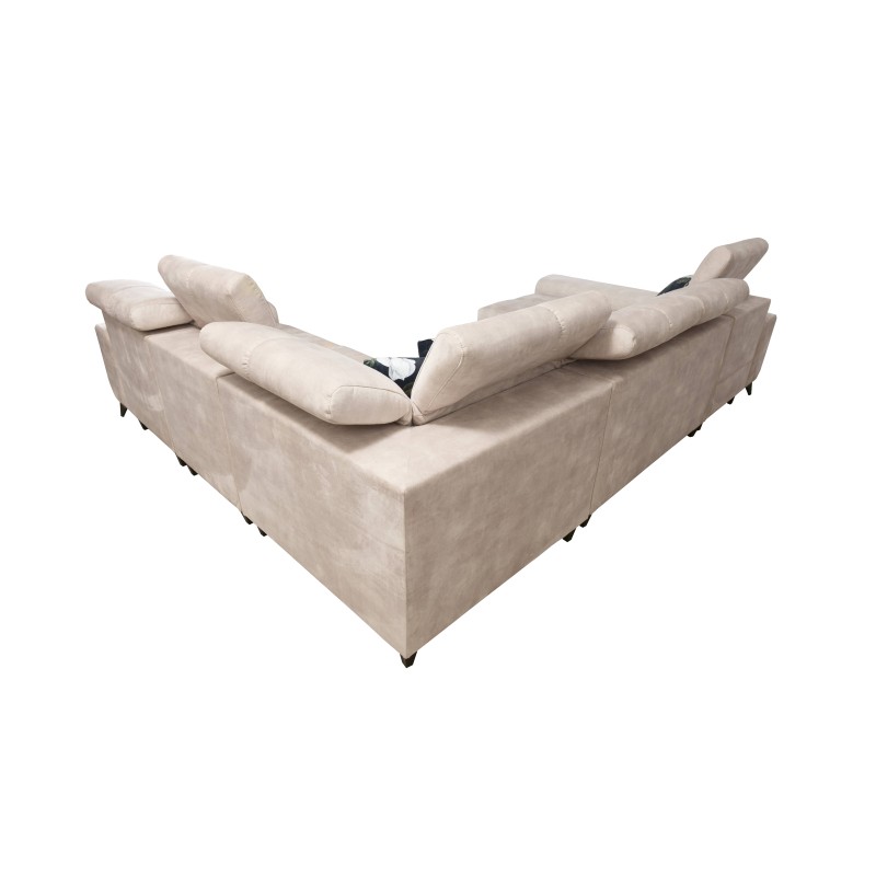 U-shaped corner sofa Ascot VIII with a sleeping function | Velvet fabric, Wave 4 U-shaped corner sofa Ascot VIII with a sleeping function | Velvet fabric, Wave 4