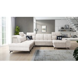 Functional U-shaped corner sofa Ascot X with Velvet fabric, Wave 1 | Furniture store Functional U-shaped corner sofa Ascot X with Velvet fabric, Wave 1 | Furniture store