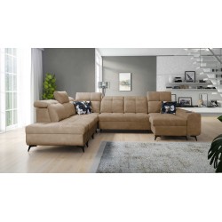 Functional U-shaped corner sofa Ascot X with Velvet fabric, Wave 4 | Furniture store Functional U-shaped corner sofa Ascot X with Velvet fabric, Wave 4 | Furniture store