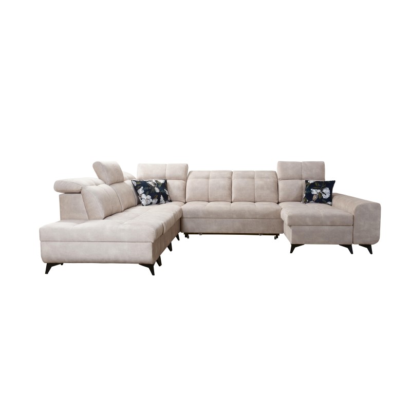 Functional U-shaped corner sofa Ascot X with Velvet fabric, Wave 11 | Furniture store Functional U-shaped corner sofa Ascot X with Velvet fabric, Wave 11 | Furniture store