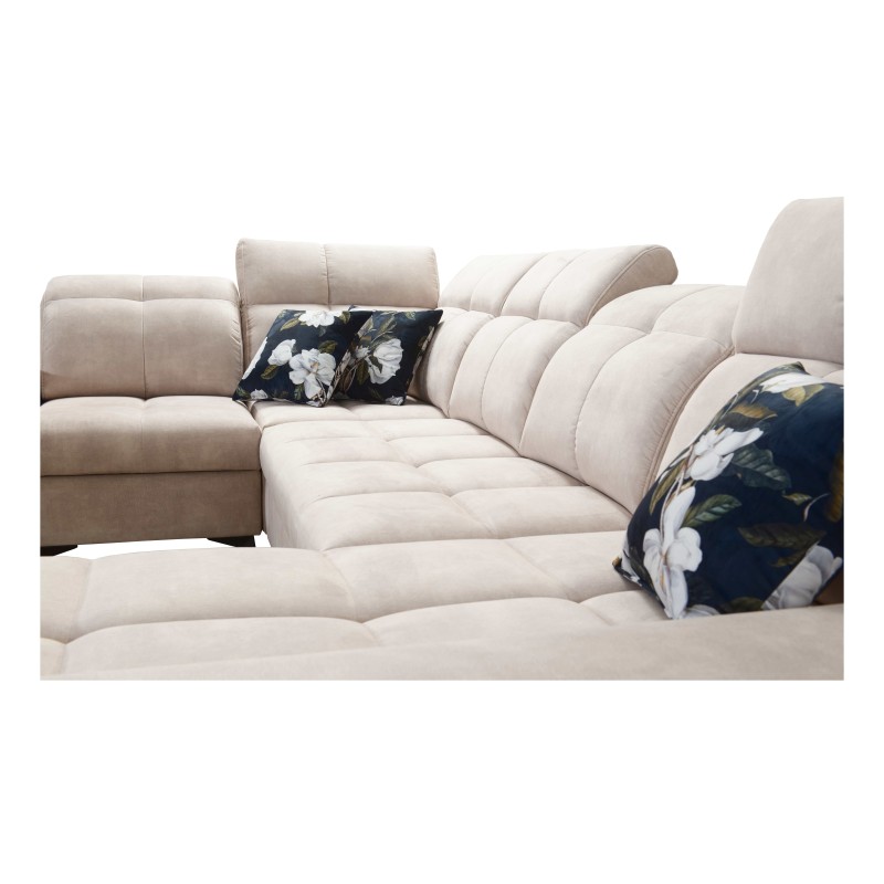 Functional U-shaped corner sofa Ascot X with Velvet fabric, Wave 15 | Furniture store Functional U-shaped corner sofa Ascot X with Velvet fabric, Wave 15 | Furniture store