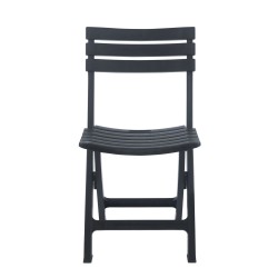 Set of folding table + 2 chairs (black) Set of folding table + 2 chairs (black)
