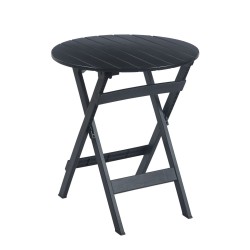Set of folding table + 2 chairs (black) Set of folding table + 2 chairs (black)