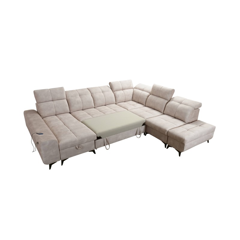 Functional U-shaped corner sofa Ascot X with Velvet fabric, Wave 1 | Furniture store Functional U-shaped corner sofa Ascot X with Velvet fabric, Wave 1 | Furniture store