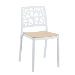 Chair (white with natural seat)
