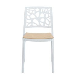 Chair (white with natural seat) Chair (white with natural seat)