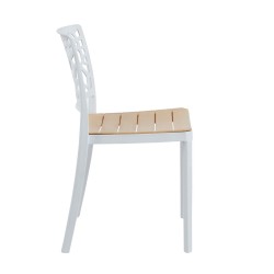 Chair (white with natural seat) Chair (white with natural seat)