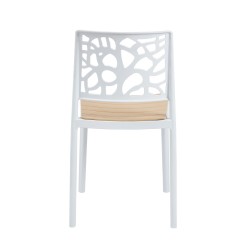 Chair (white with natural seat) Chair (white with natural seat)