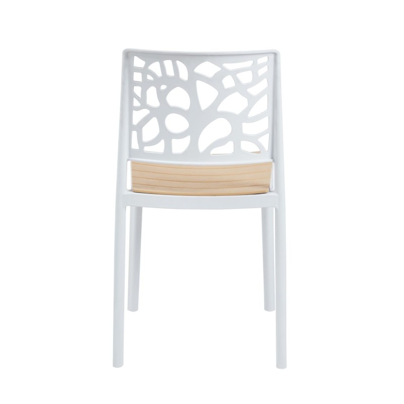 Chair (white with natural seat) Chair (white with natural seat)