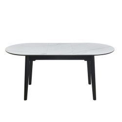 Ausziehbarer Tisch (weißer Marmor) 140(180)x85 Ausziehbarer Tisch (weißer Marmor) 140(180)x85