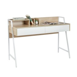 Desk (sonoma oak/white)