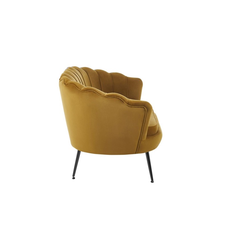 Sofa velvet (curry) /nogi czarne/ Sofa velvet (curry) /nogi czarne/