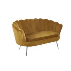 Sofa velvet (curry) /nogi srebrne/