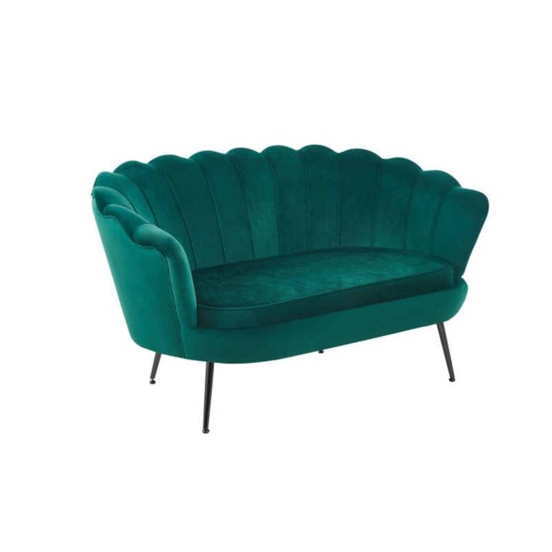 Sofa velvet (zielona) /nogi czarne/ Sofa velvet (zielona) /nogi czarne/