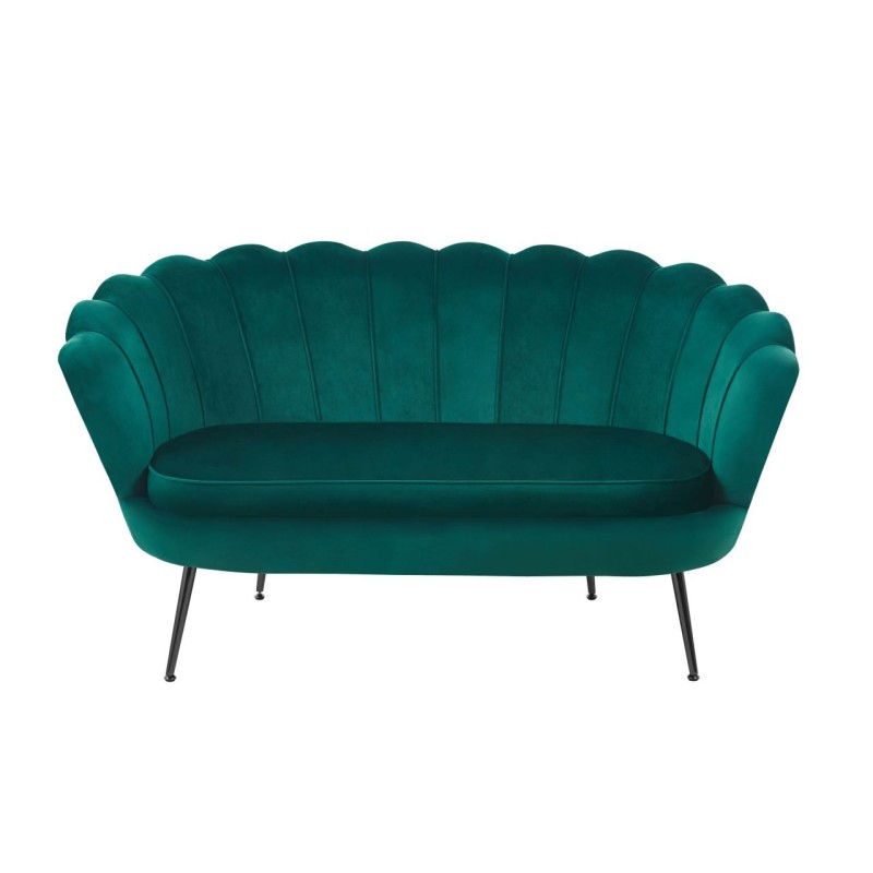 Sofa velvet (zielona) /nogi czarne/ Sofa velvet (zielona) /nogi czarne/