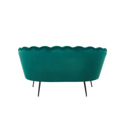 Sofa velvet (zielona) /nogi czarne/ Sofa velvet (zielona) /nogi czarne/