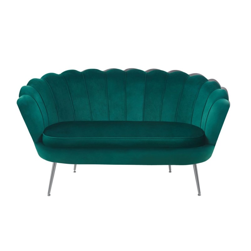 Sofa velvet (zielona) /nogi srebrne/ Sofa velvet (zielona) /nogi srebrne/