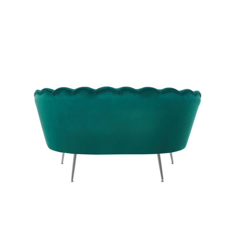 Sofa velvet (zielona) /nogi srebrne/ Sofa velvet (zielona) /nogi srebrne/