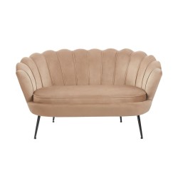 Sofa velvet (cappuccino) /nogi czarne/ Sofa velvet (cappuccino) /nogi czarne/