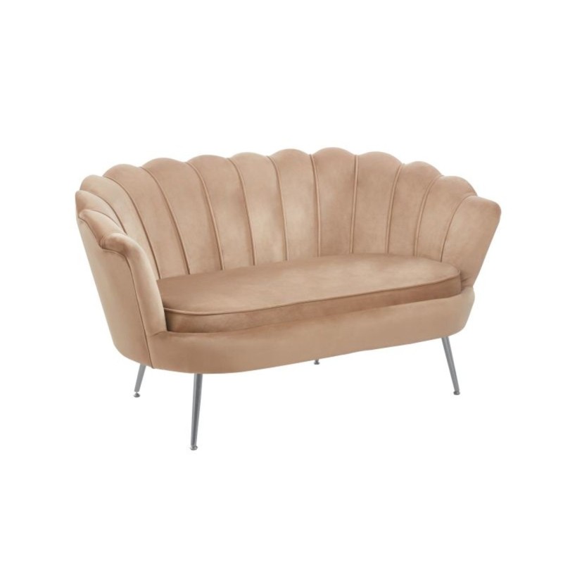 Sofa velvet (cappuccino) /nogi srebrne/ Sofa velvet (cappuccino) /nogi srebrne/