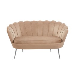 Sofa velvet (cappuccino) /nogi srebrne/ Sofa velvet (cappuccino) /nogi srebrne/