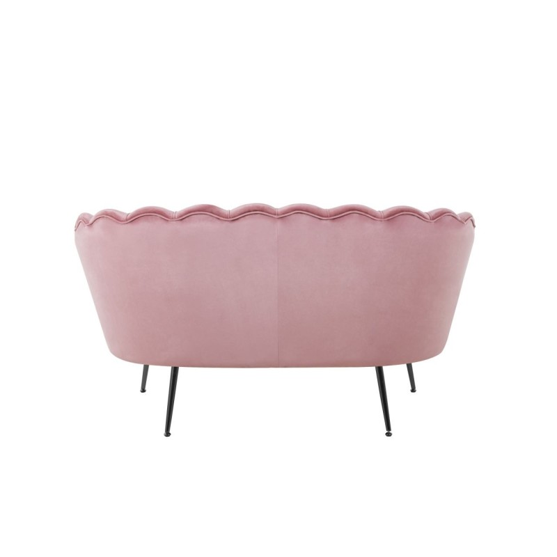 Sofa velvet (różowa) /nogi czarne/ Sofa velvet (różowa) /nogi czarne/