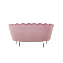 Sofa velvet (różowa) /nogi srebrne) Sofa velvet (różowa) /nogi srebrne)