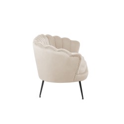 Sofa velvet (beżowa) /nogi czarne/ Sofa velvet (beżowa) /nogi czarne/