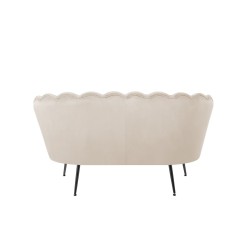 Sofa velvet (beżowa) /nogi czarne/ Sofa velvet (beżowa) /nogi czarne/