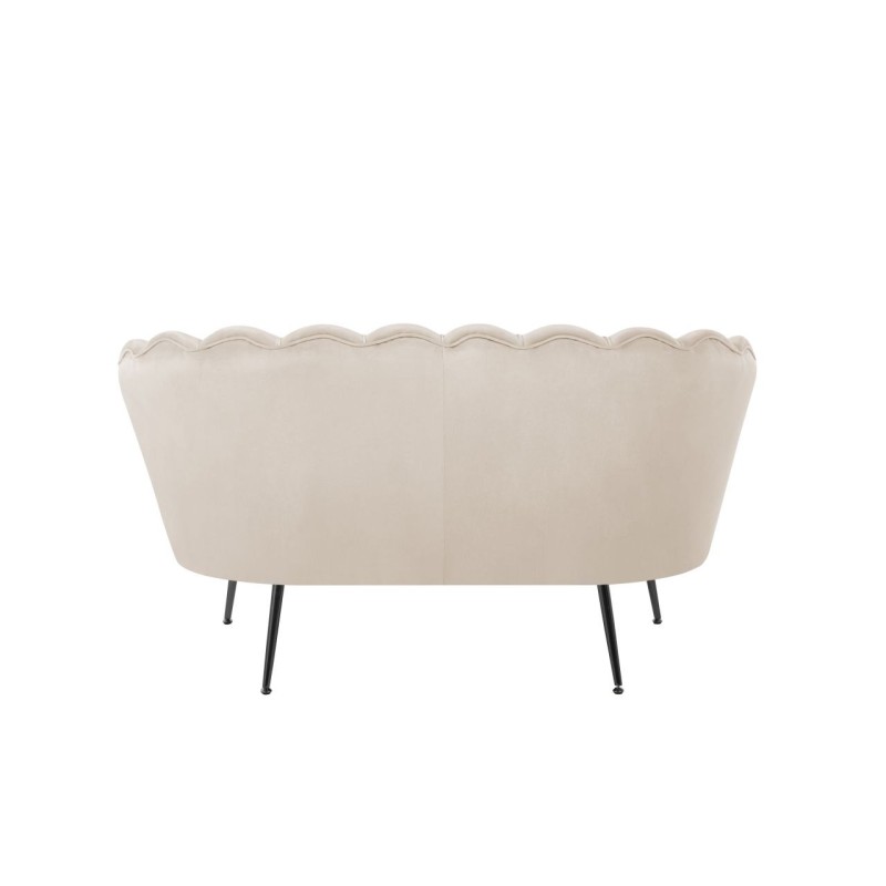 Sofa velvet (beżowa) /nogi czarne/ Sofa velvet (beżowa) /nogi czarne/