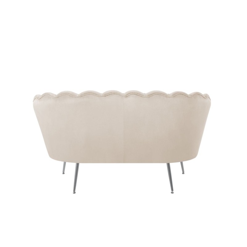 Sofa velvet (beżowa) /nogi srebrne/ Sofa velvet (beżowa) /nogi srebrne/
