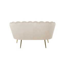 Sofa velvet (beżowa) /nogi złote/ Sofa velvet (beżowa) /nogi złote/