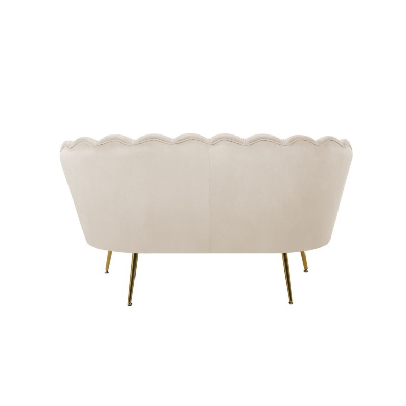 Sofa velvet (beżowa) /nogi złote/ Sofa velvet (beżowa) /nogi złote/