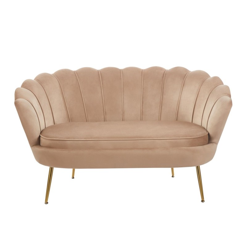 Sofa velvet (cappuccino) /nogi złote/ Sofa velvet (cappuccino) /nogi złote/