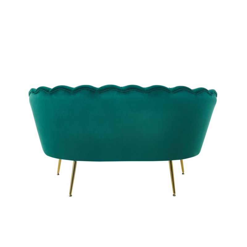 Sofa velvet (zielona) /nogi złote/ Sofa velvet (zielona) /nogi złote/